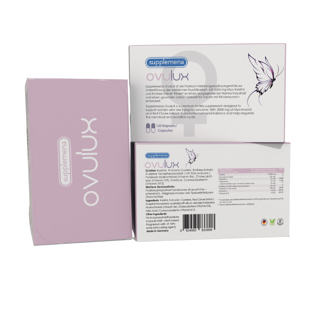 OvuluX® – Premium Nahrungsergänzung für Frauen