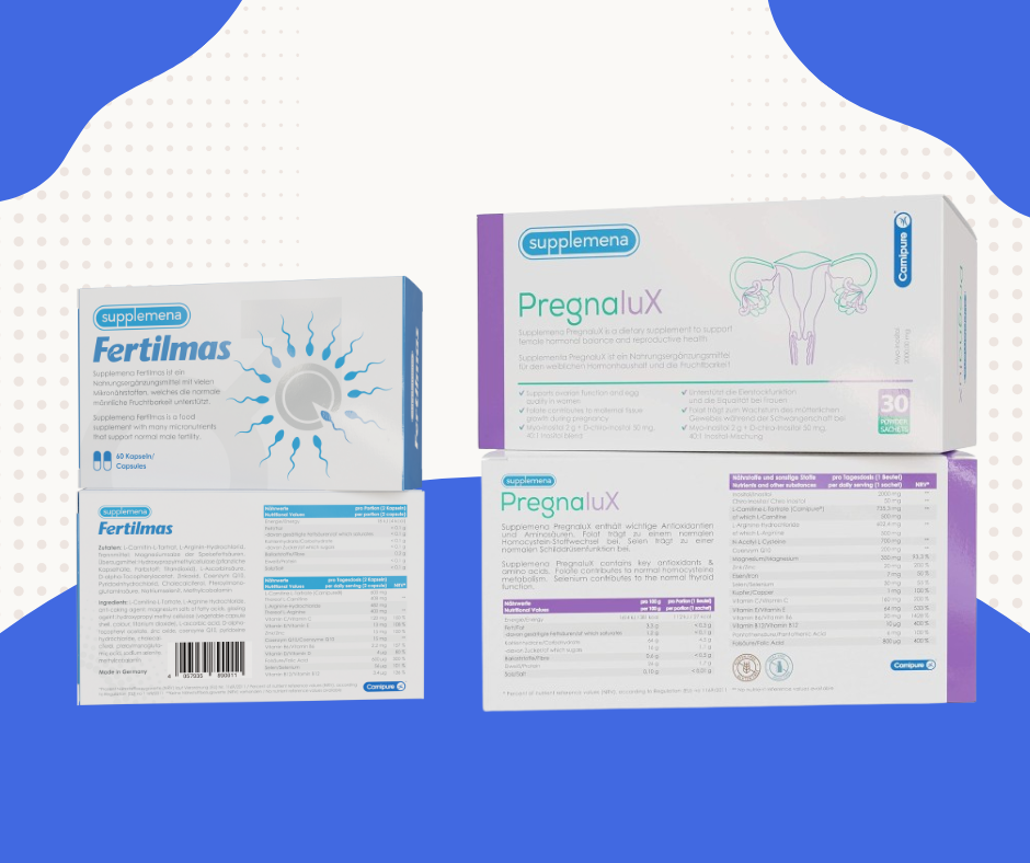 Fertilmas® + PregnaluX® – Paket für Paare in der Kinderplanung