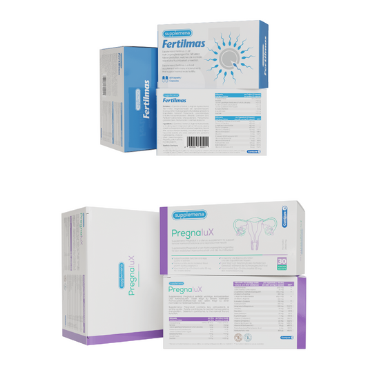 Fertilmas und PregnaluX 3-Monats-Bundle für Paare mit Kinderwunsch